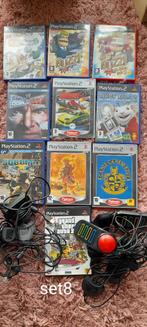 8 ps2 games: Eye Toy (3 Cameras) en 4 xbuzzers set8, Spelcomputers en Games, Games | Sony PlayStation 2, Gebruikt, Overige genres