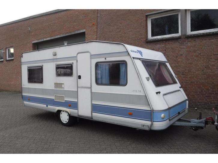 Knaus Vimara 500 groot/ aparte bedden+ zit, Caravans en Kamperen, Caravans, Bedrijf, tot en met 4, 750 - 1000 kg, Standaardzit