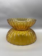Amberkleurige Glasschalen set Holmegaard 70's, Ophalen of Verzenden
