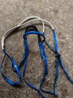 Blauw kunstof hoofdstel full / cob, Dieren en Toebehoren, Paarden en Pony's | Hoofdstellen en Tuigage, Ophalen of Verzenden, Zo goed als nieuw