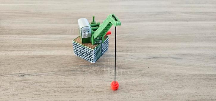 Thomas de trein hout hijskraan colin, Kinderen en Baby's, Speelgoed | Thomas de Trein, Zo goed als nieuw, Ophalen of Verzenden