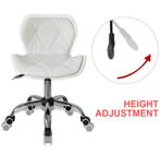 Bureaustoel modern design - directiestoel -, Ophalen, Wit, Nieuw, Bureaustoel