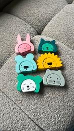 Hema houten dierentjes – set van 6, Kinderen en Baby's, Speelgoed | Houten speelgoed, ., Ophalen of Verzenden, Zo goed als nieuw