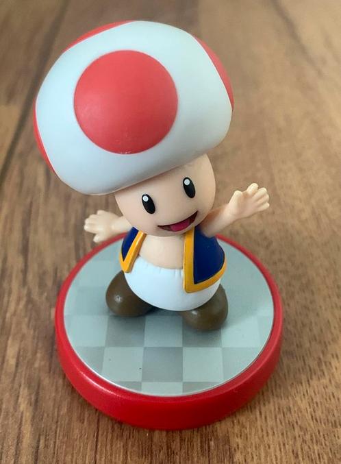 Toad Amiibo figuur, Spelcomputers en Games, Spelcomputers | Nintendo Consoles | Accessoires, Zo goed als nieuw, Switch, Ophalen of Verzenden