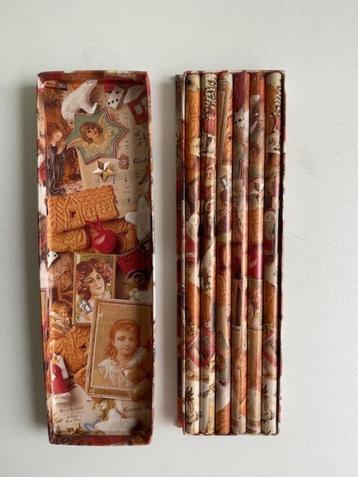 Doosje potloden decor Kerstmis. Gedecoreerde potloden. NIEUW beschikbaar voor biedingen