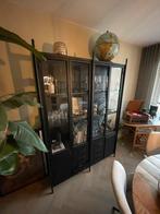 Industriële zwarte kast, Ophalen, 100 tot 150 cm, Zo goed als nieuw, Metaal