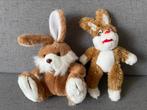 2 konijn paashaas knuffels | decoratie pasen, Ophalen of Verzenden