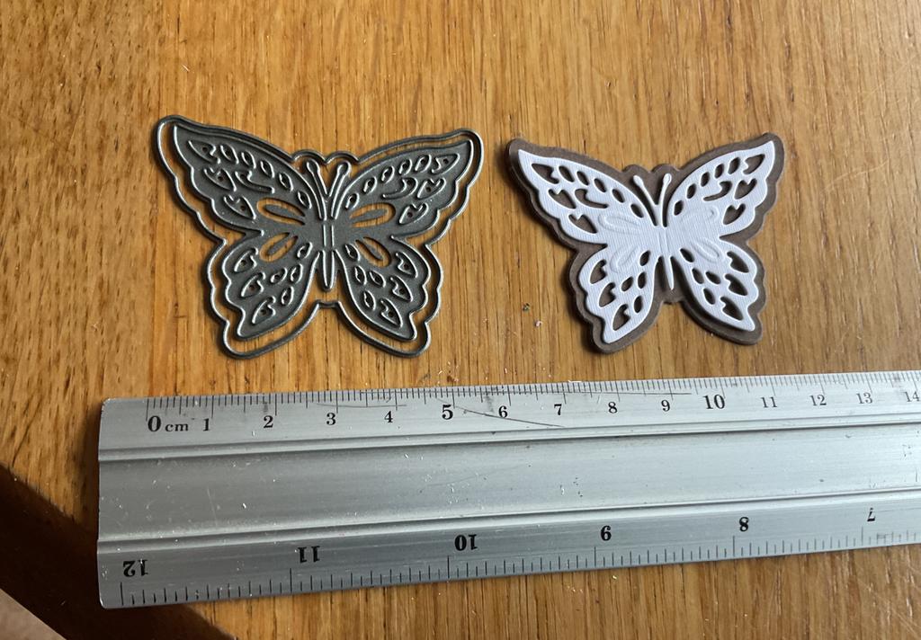 Snijmal set dubbele vlinder van precious Marieke 411, Ophalen of Verzenden, Zo goed als nieuw, Kerst, Pons of Mal