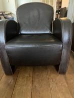 2 goede bruine leren stoelen ook los te koop, Huis en Inrichting, Stoelen, Ophalen, Gebruikt, Twee, Bruin