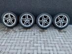 Origineel wielset Mercedes A en CLA 18” Pirelli, Ophalen, 18 inch, Gebruikt, Banden en Velgen