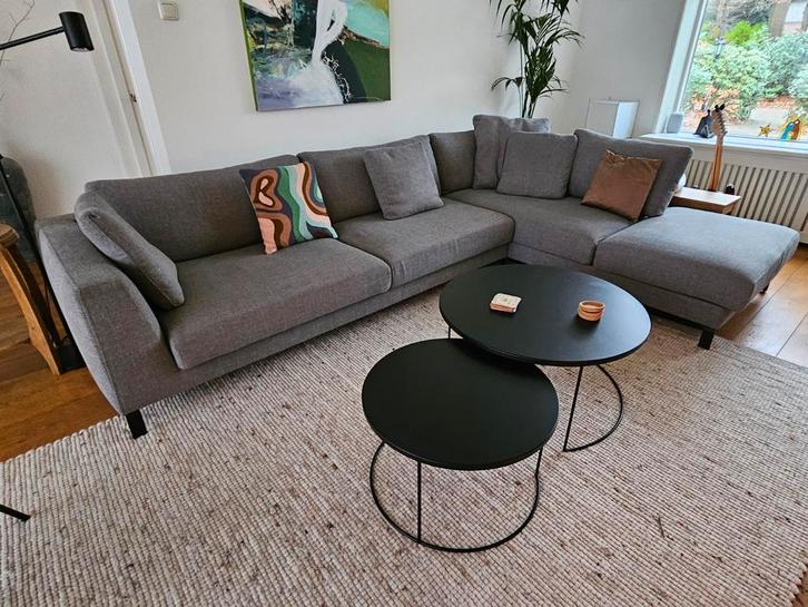 Zgan Stijlvolle hoekbank - Design on stock kwaliteit, Huis en Inrichting, Banken | Bankstellen, Zo goed als nieuw, Hoekbank, Vierpersoons of meer