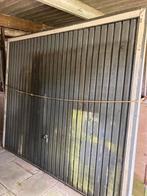 Kanteldeur 260 cm breed, 220 cm hoog. Zonder sleutel, Ophalen, Gebruikt, Garagedeur, Metaal