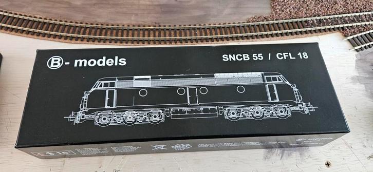 B-Models NMBS 5531 DCC, Hobby en Vrije tijd, Modeltreinen | H0, Zo goed als nieuw, Locomotief, Gelijkstroom, Overige merken, Verzenden