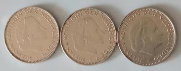 3 x 2 Gulden 50 van juliana beschikbaar voor biedingen