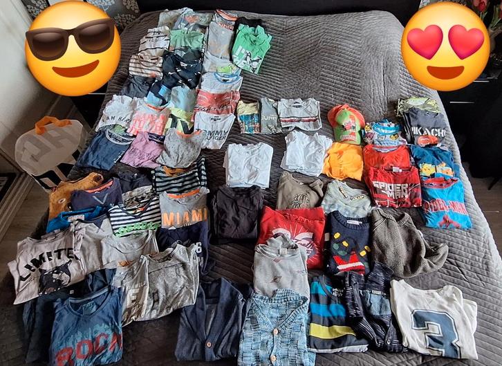 Heel groot jongenskleding pakket, Kinderen en Baby's, Kinderkleding | Kinder-kledingpakketten, Gebruikt, Maat 128, Ophalen of Verzenden