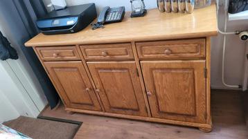 Licht Eiken Dressoir - 141 cm Breed diep 49,5 beschikbaar voor biedingen