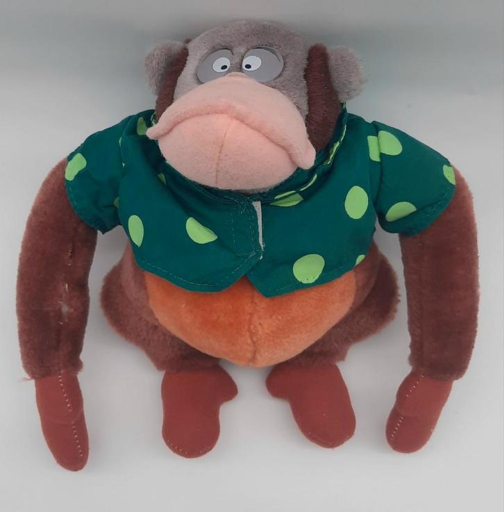 Vintage Jungle Book King Louie knuffel ca. 20cm hoog, Verzamelen, Disney, Gebruikt, Knuffel, Leeuwenkoning of Jungle Boek, Ophalen of Verzenden