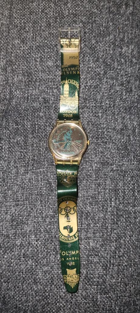 Swatch Olympische Spelen 1996 Atlanta Horloge, Sieraden, Tassen en Uiterlijk, Horloges | Dames, Gebruikt, Polshorloge, Swatch