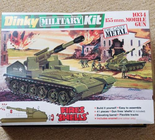 Dinky Toys England- Tank, Hobby en Vrije tijd, Modelauto's | 1:43, Zo goed als nieuw, Dinky Toys, Ophalen of Verzenden