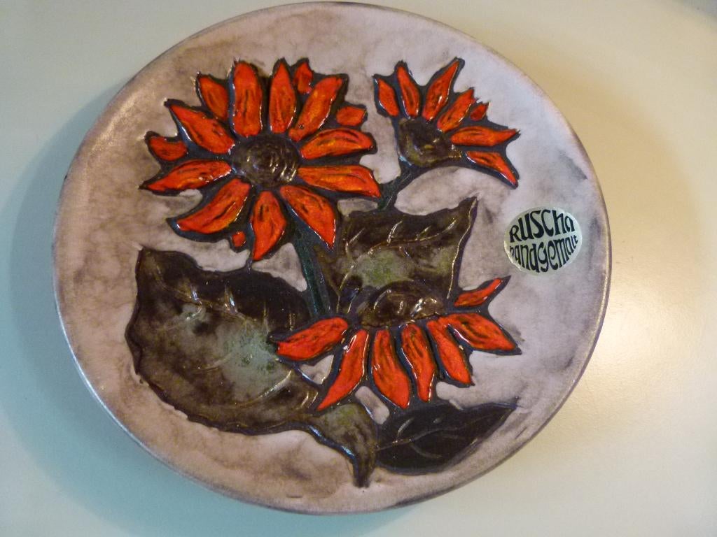 vintage kavel wandborden Ruscha 60-70er jaren 5 stuks, Ophalen, Huis en Inrichting