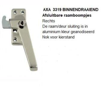  AXA 3319 BINNENDRAAIEND Afsluitbare raamboompjes beschikbaar voor biedingen