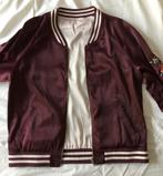 Bomberjack, aan 2 kanten draagbaar. Bordeaux/poederroze., Kleding | Dames, Ophalen, Zo goed als nieuw, Maat 42/44 (L), Rood