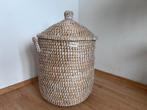 Mand, Ophalen of Verzenden, Zo goed als nieuw, Rond, Riet