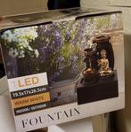 Fontein met licht en Buddha voor binnen of buiten, Huis en Inrichting, Ophalen of Verzenden, Nieuw