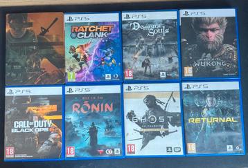 PS5 spellen beschikbaar voor biedingen