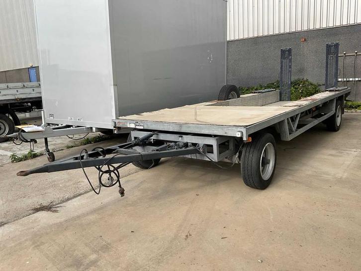 1999 Veldhuizen P25-1 Dieplader schamel Aanhangwagen, Auto diversen, Aanhangers en Bagagewagens, Gebruikt