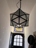 Moderne lamp met knipoog naar verleden, Huis en Inrichting, Ophalen, Zo goed als nieuw, Glas, Minder dan 50 cm