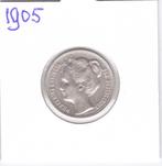 Heel mooie halve gulden 1905 voor slechts 39 euro, Postzegels en Munten, ½ gulden, Zilver, Ophalen of Verzenden, Koningin Wilhelmina