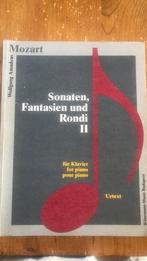 Bladmuziek Mozart, sonaten, fantasies und rondi dl 2, Muziek en Instrumenten, Bladmuziek, Klassiek, Ophalen of Verzenden, Zo goed als nieuw