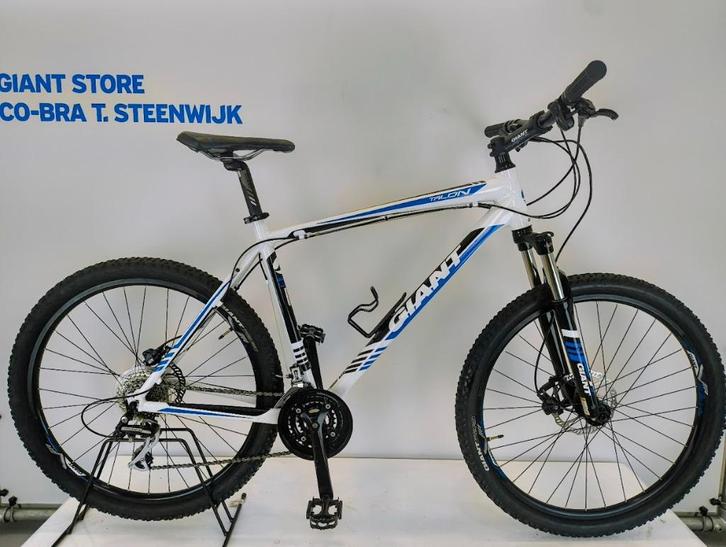 Giant talon MTB Zwart/wit heren maat XL/53cm, Fietsen en Brommers, Fietsen | Heren | Herenfietsen, Gebruikt, Giant, 53 tot 57 cm