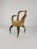 Zeldzame Decoratieve Antieke Stierenhoorn Armstoel – Ca.1870, Antiek en Kunst, Antiek | Meubels | Stoelen en Banken, Ophalen