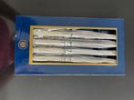 Set van 6 Laguiole steak messen parelmoer heft nieuw, Ophalen of Verzenden, Nieuw, Rvs of Chroom, Bestekset