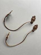 Franse embrasses, gordijnhaken messing/koper'., Huis en Inrichting, Minder dan 50 cm, Gebruikt, Ophalen of Verzenden, Minder dan 100 cm