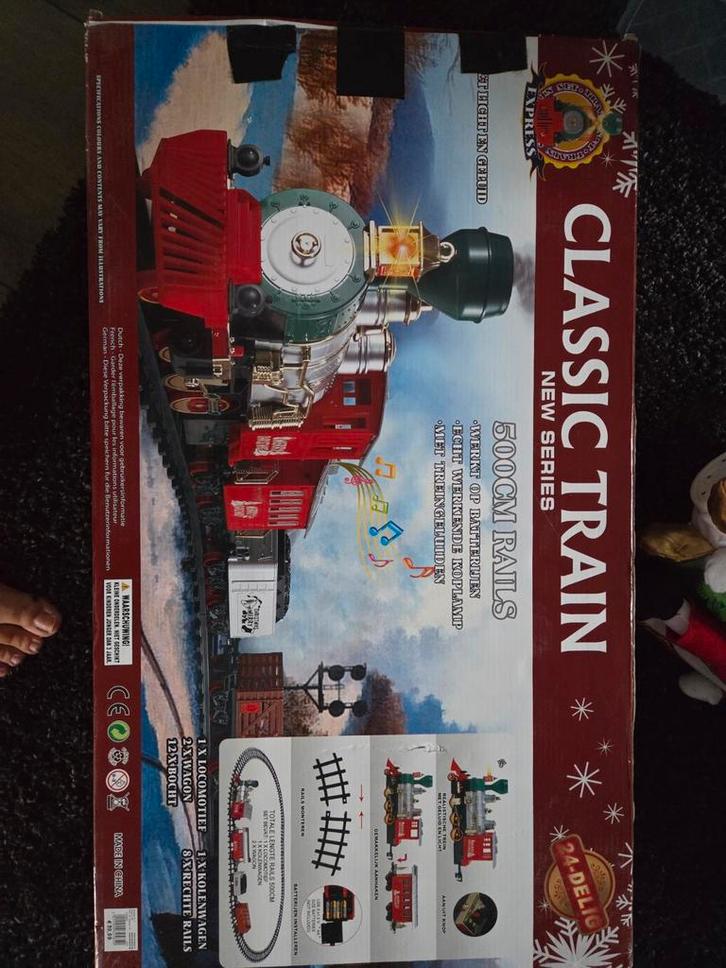 Klassieke Treinset - Nieuw in doos!, Hobby en Vrije tijd, Modeltreinen | H0, Nieuw, Treinset, Gelijkstroom of Wisselstroom, Overige merken