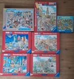 Ravensburger Steden Puzzels + 2 Gratis, Ophalen, 500 t/m 1500 stukjes, Zo goed als nieuw