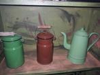 Leuke vintage emaile potjes, Antiek en Kunst, Antiek | Emaille, Ophalen of Verzenden