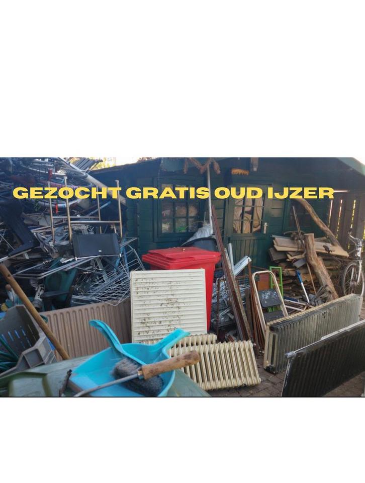Gratis oud gezocht, Doe-het-zelf en Verbouw, Metalen, Zo goed als nieuw, Ophalen of Verzenden