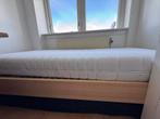 Weinig gebruikt IKEA 1-persoonsbed met lattenbodem en matras, Huis en Inrichting, Slaapkamer | Bedden, Ophalen, 90 cm, Eenpersoons
