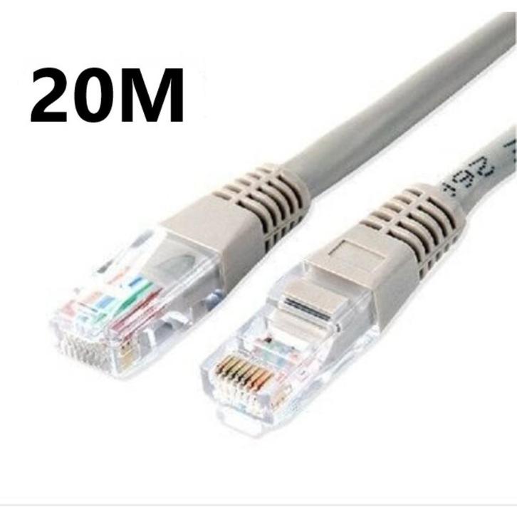 U6-G15 CAT6 UTP Netwerkkabel RJ45 Male 20.00 m, Computers en Software, Pc- en Netwerkkabels, Nieuw, Ophalen of Verzenden