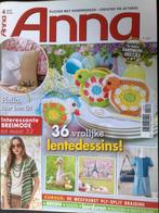 Anna Plezier met handwerken , vrolijke lentedessins 4 / 2020, Verzenden, Zo goed als nieuw, Breien of Haken, Patroon of Boek