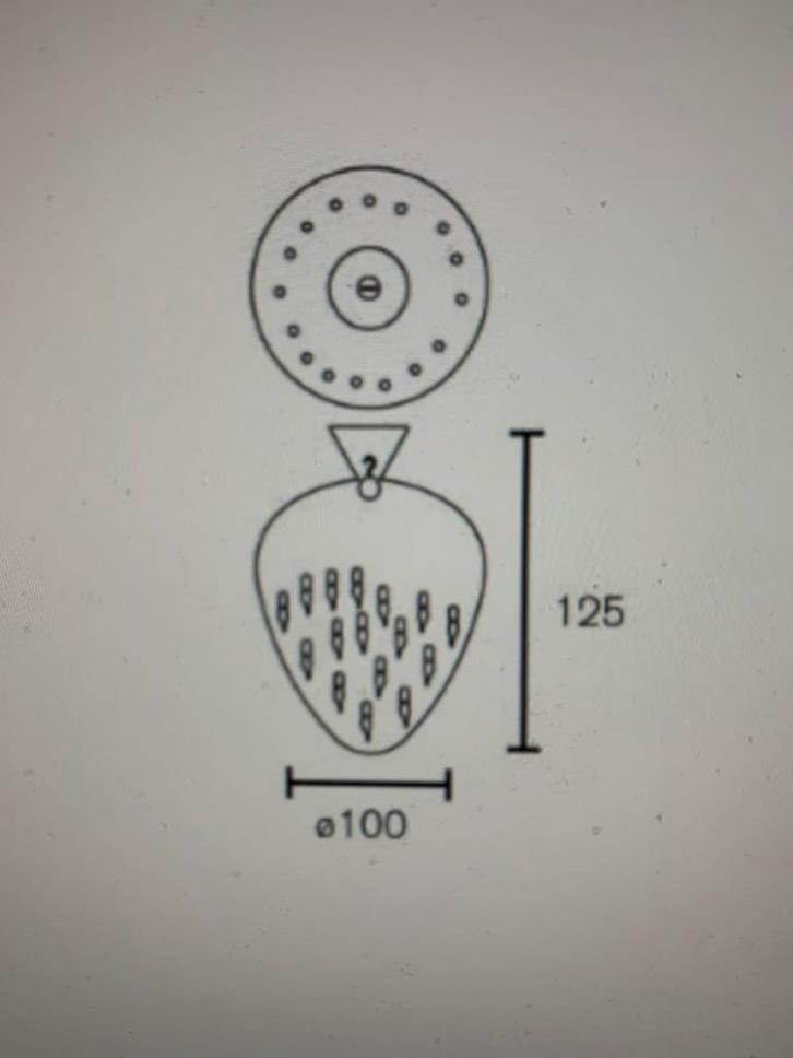 Brand van Egmond Hollywood, Huis en Inrichting, Lampen | Kroonluchters, Nieuw, Ophalen of Verzenden
