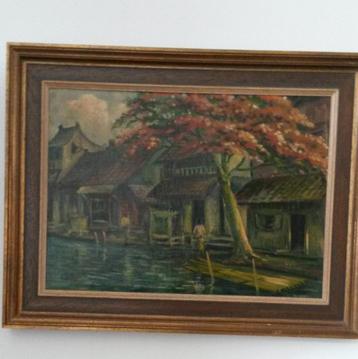 Schilderij Indonesie beschikbaar voor biedingen