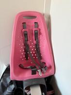 Roze Yepp Kinderzitje, Fietsen en Brommers, Fietsaccessoires | Fietsstoeltjes, Ophalen, Gebruikt, Achterzitje, Voetsteuntjes