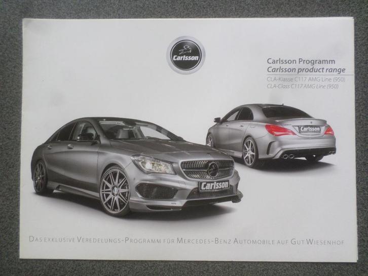 Mercedes Carlsson CLA Brochure, Boeken, Auto's | Folders en Tijdschriften, Zo goed als nieuw, Mercedes, Verzenden