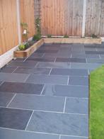 Braziliaans leisteen tuintegels Mustang Slate 40x80 cm, Ophalen, Nieuw, Natuursteen, Terrastegels