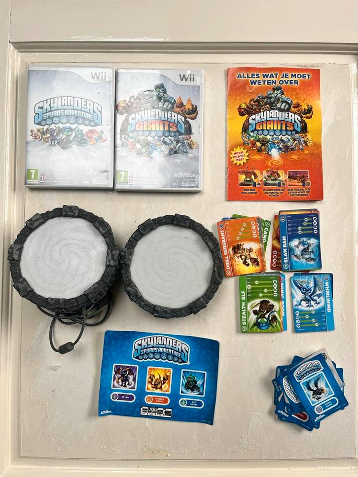 Skylanders Collectie + Games Nintendo Wii, Spelcomputers en Games, Games | Nintendo Wii, Zo goed als nieuw, Avontuur en Actie